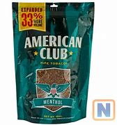 TOBACCO BAGS - AMERICAN CLUB 160Z MENTHOL